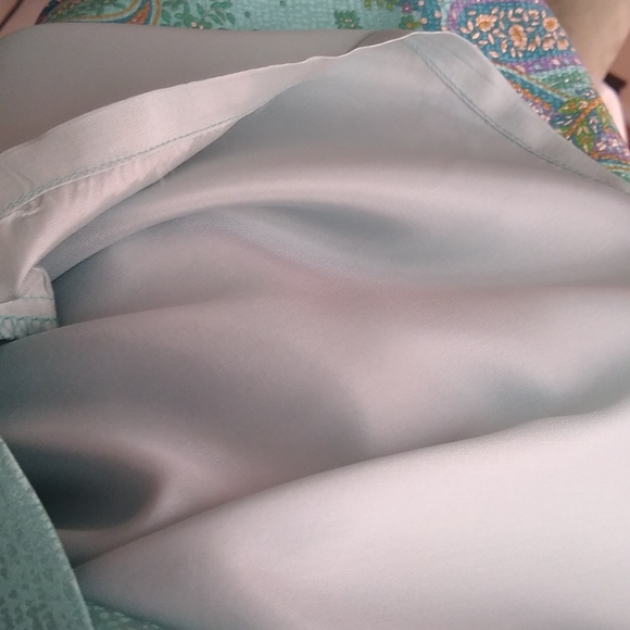 ADRIANNA PAPELL| Women 100% Silk | A-line Full| 8| Paisley| Skirt Sets | - Picture 15 of 15